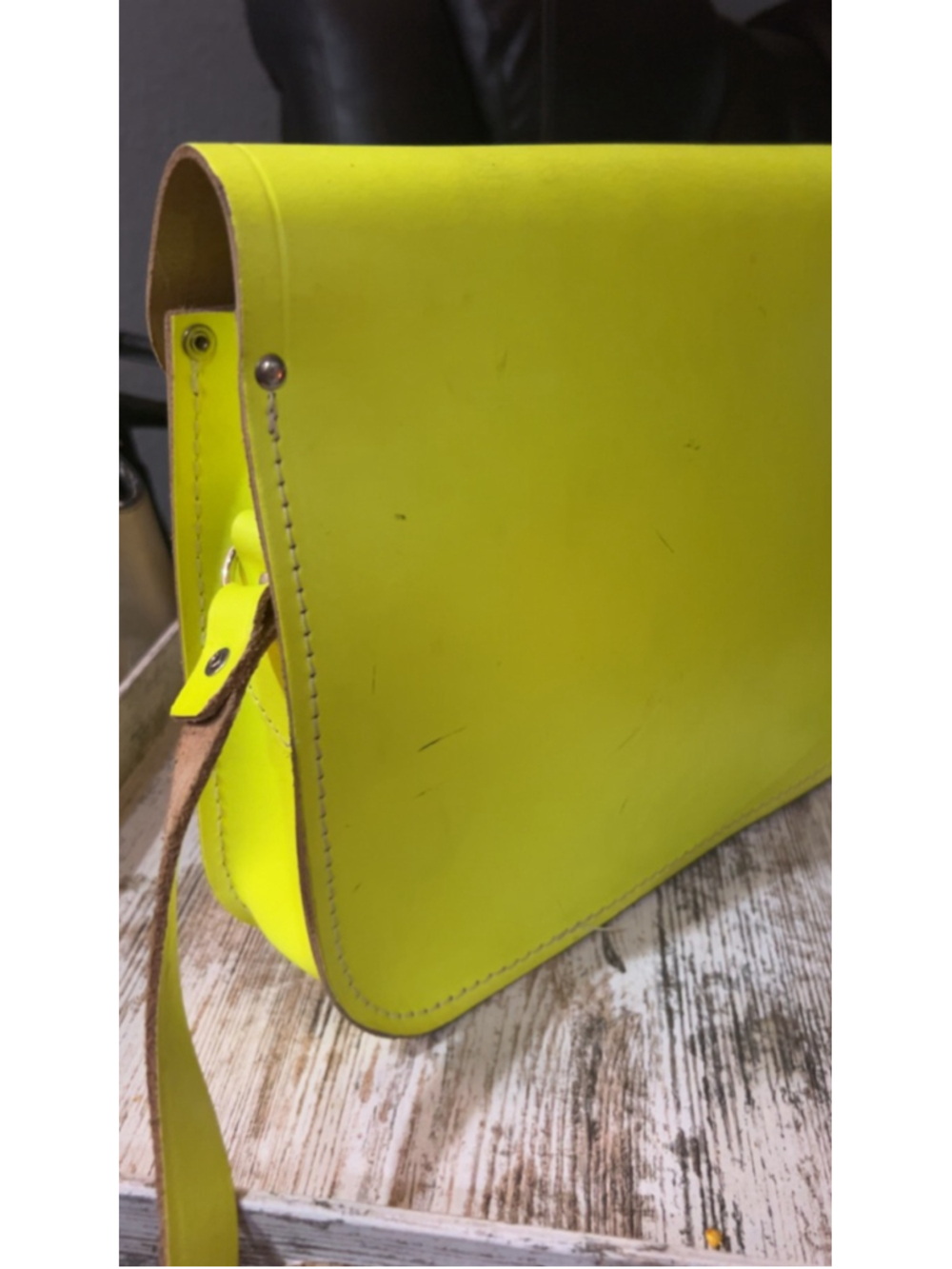 Women's The Cambridge Satchel Company Neon green Satchel One Size - Picture 5 of 9